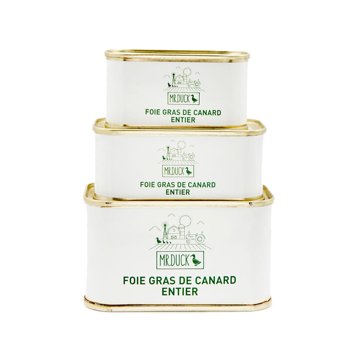 Whole Foie Gras Natural (Tins) – 200gr – Mr Duck