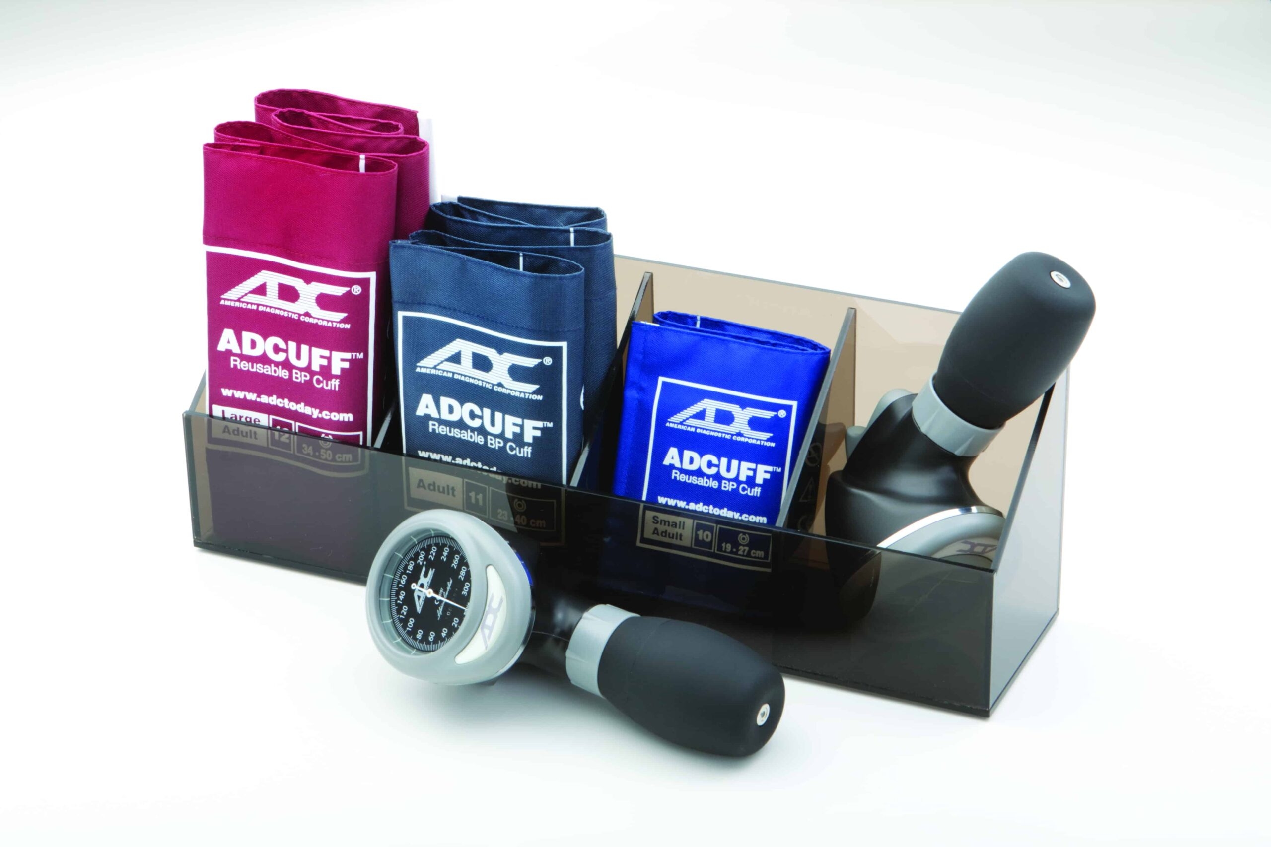 ADC 705 Multi Cuff Blood Pressure GP Kit General Practice ADC 804 Palm Aneroid Sphygmomanometer – Doctor Essentials
