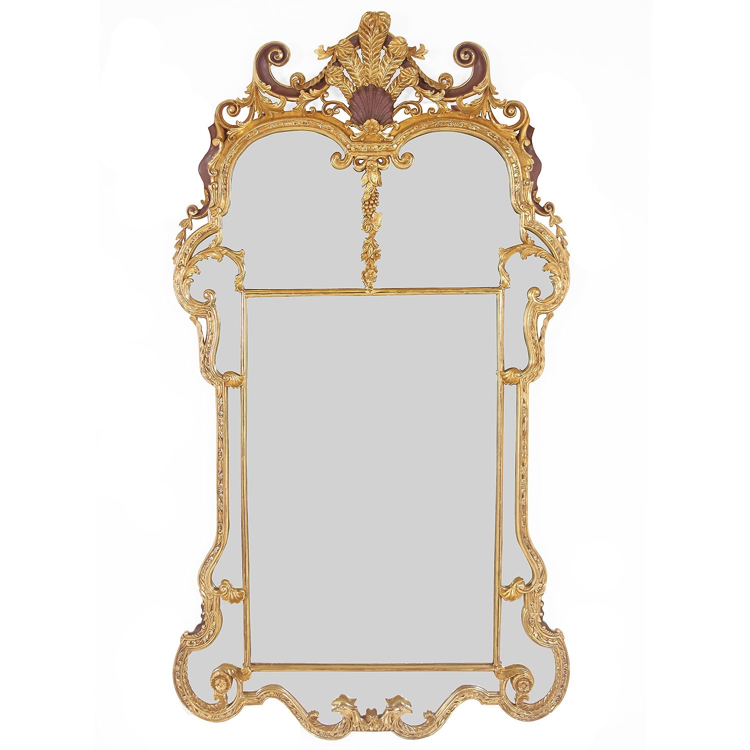 Period water gilded mirror