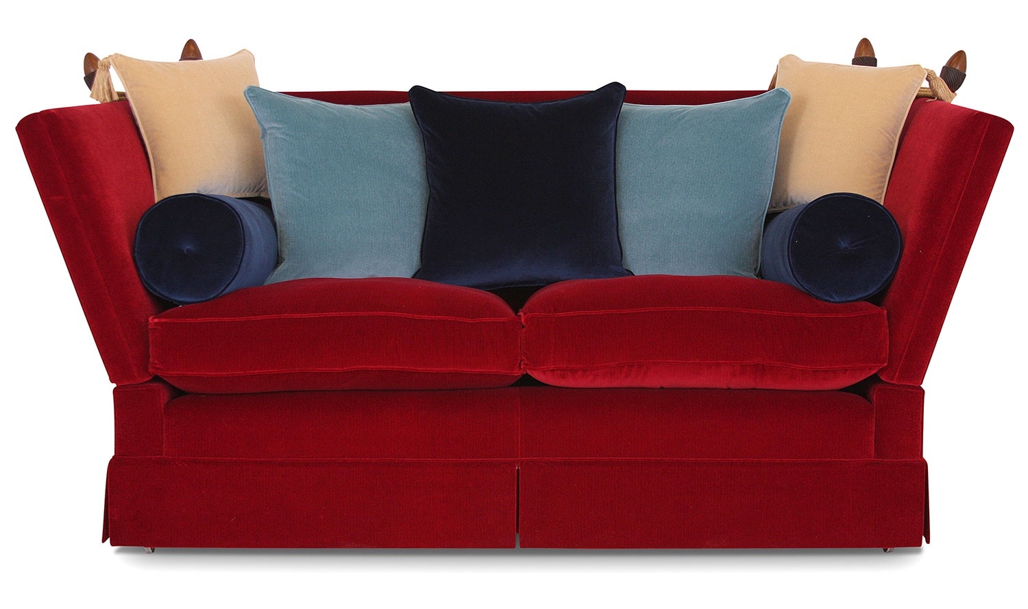 Aston Knole medium sofa in Riffle velvet