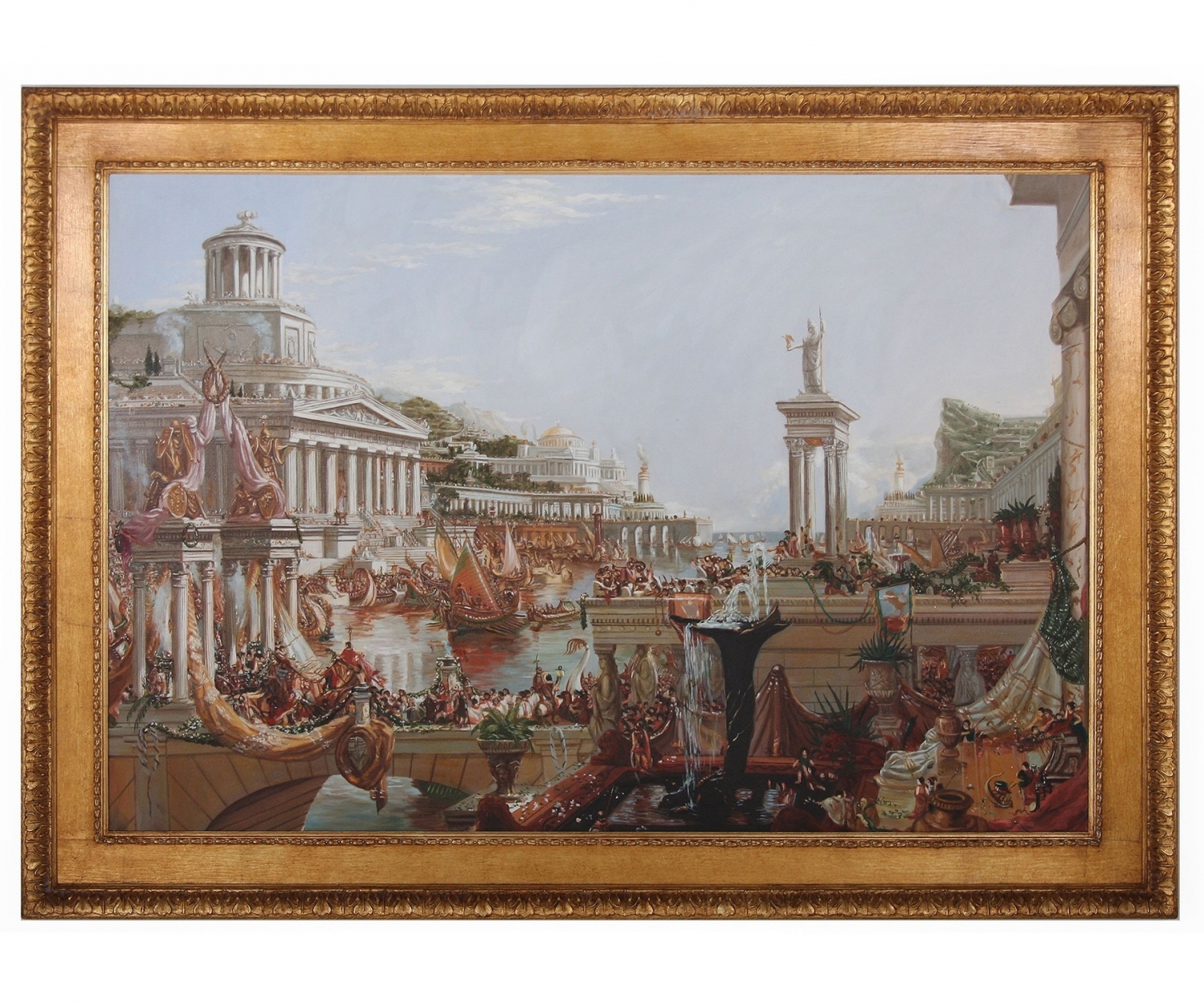 Oil Painting after 'The Course Of Empire' by Thomas Cole