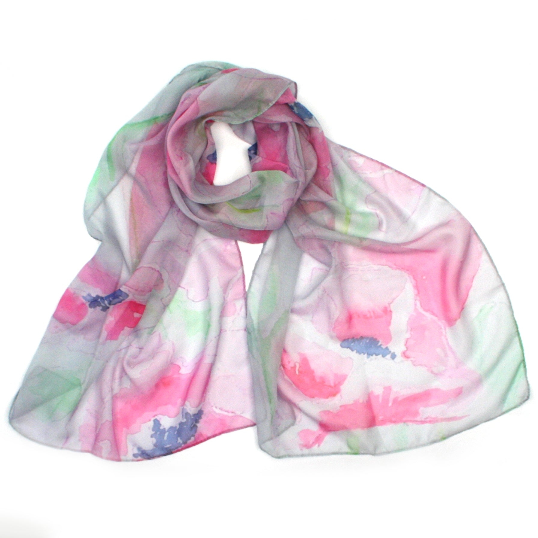 Limited Edition Pink Poppy Scarf Pink – Stylish & Luxurious – Unisex – The Scarf Giraffe