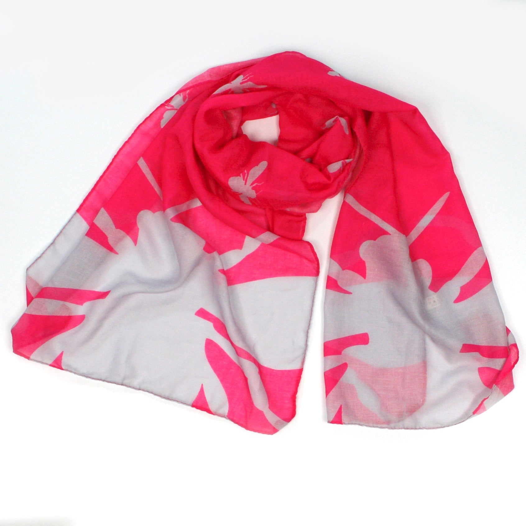 Limited Edition Bumble Bee Scarf Pink – Stylish & Luxurious – Unisex – The Scarf Giraffe