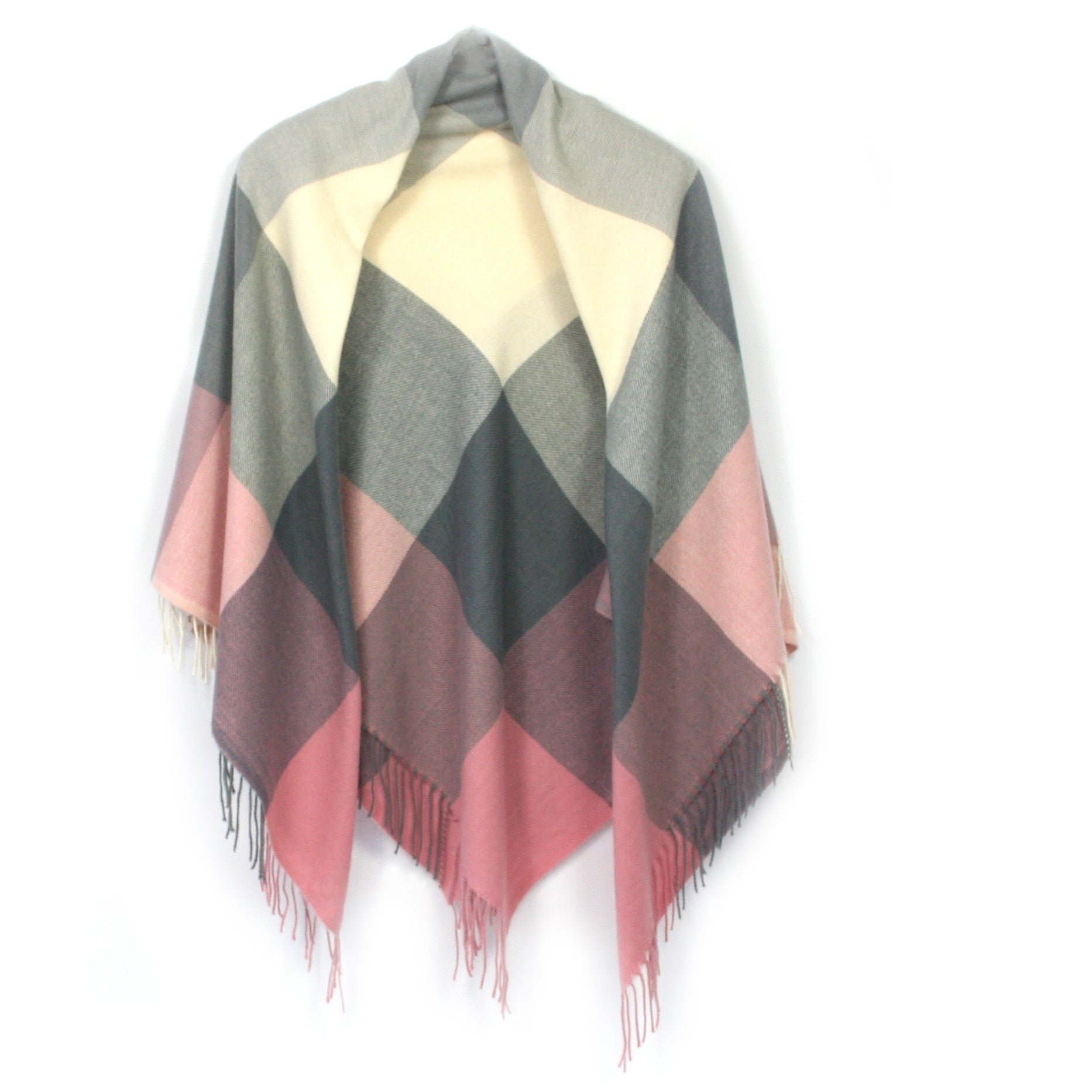 Blanket Scarf/Shawl Pink – Stylish & Luxurious – Unisex – The Scarf Giraffe
