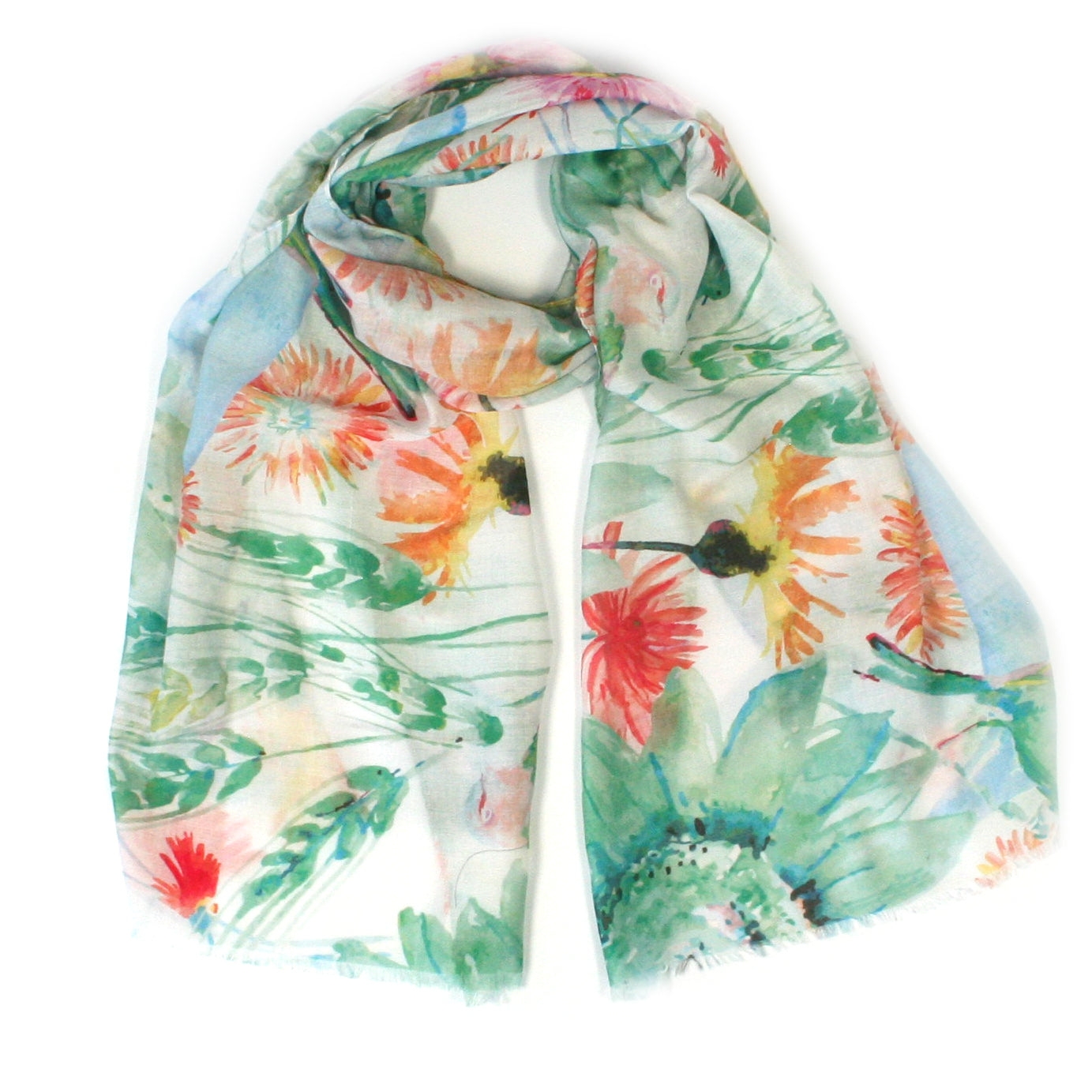 Cornfield Scarf Green – Stylish & Luxurious – Unisex – The Scarf Giraffe