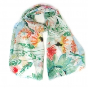 Cornfield Scarf Green – Stylish & Luxurious – Unisex – The Scarf Giraffe