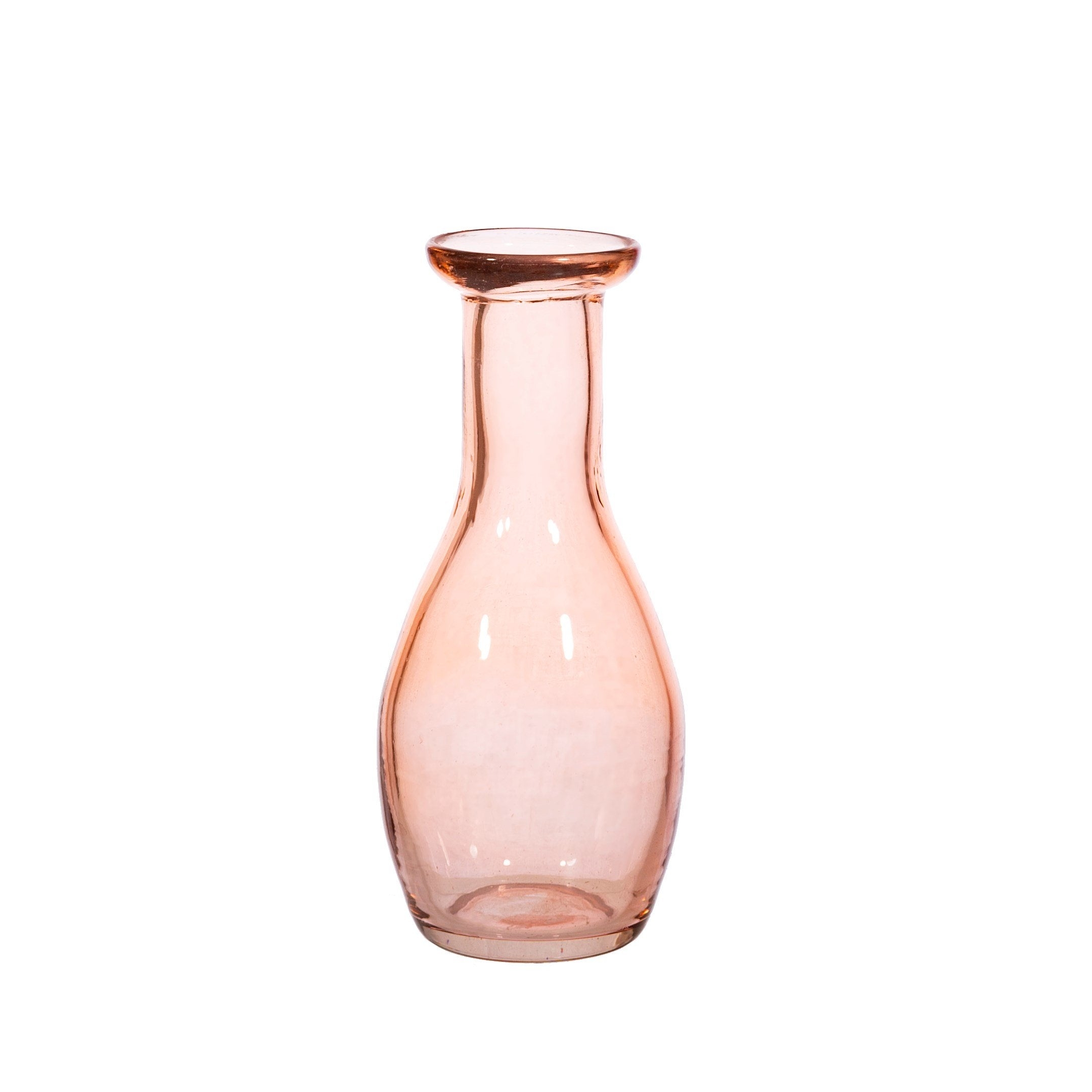 Deepa Recycled Glass Bottle Vase Pink | The Design Yard pink
