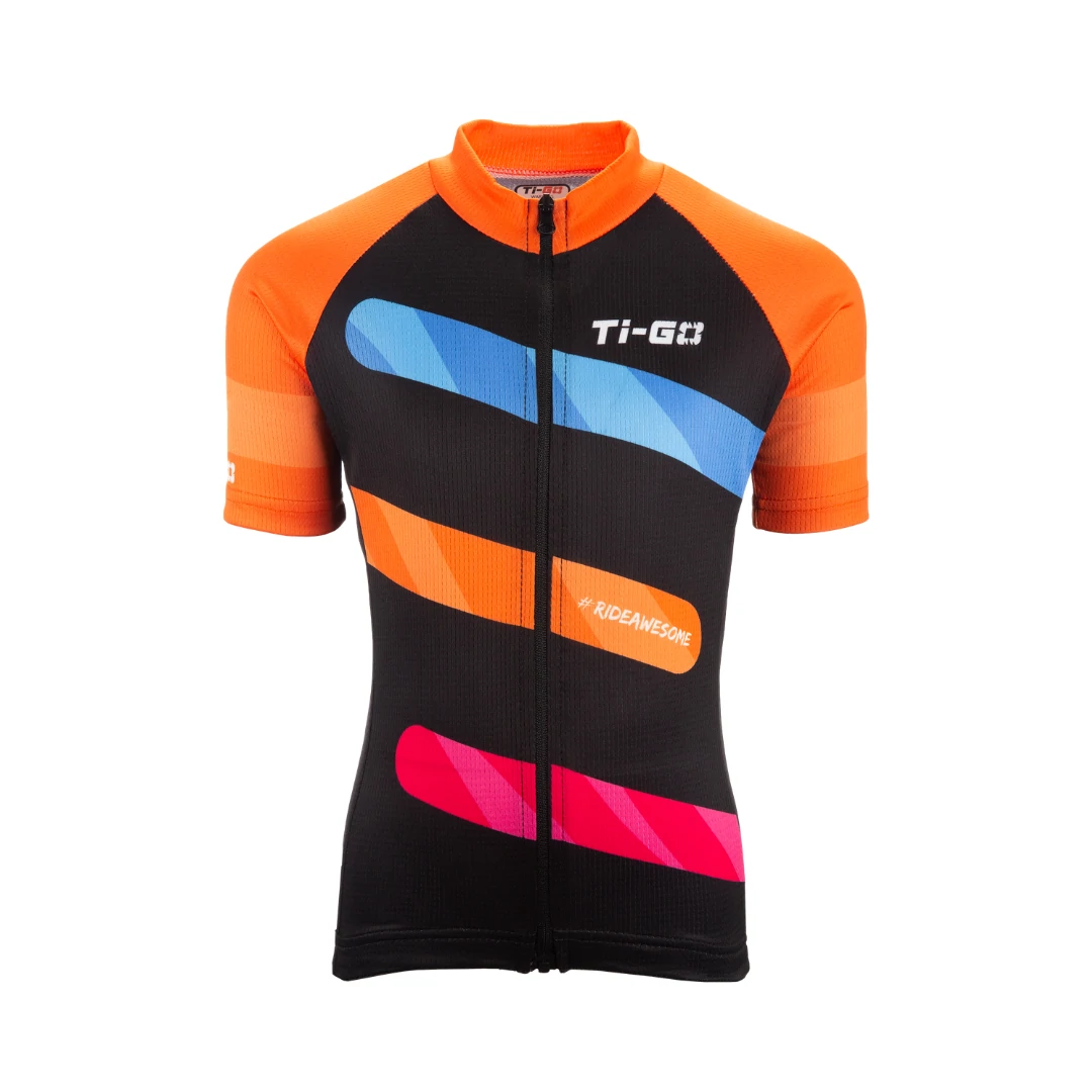 Ti-GO Kids Short Sleeve Cycling Jersey 5 – 6 – End Of Season Sale! – Ti-GO