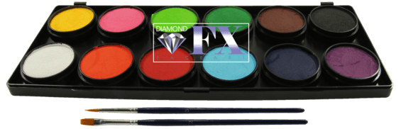 Diamond FX 12 Colour Essential Palette – Makeup – Dublin Body Paint
