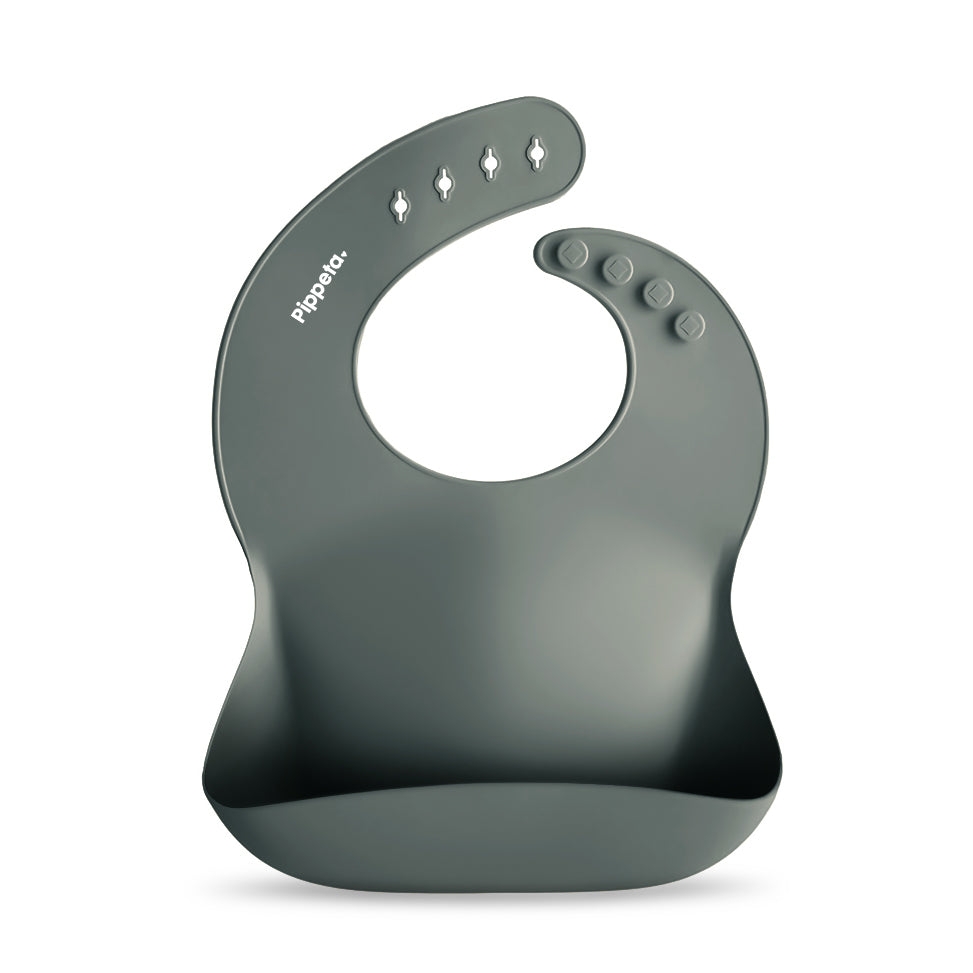 Pippeta Silicone Bib | Peppercorn