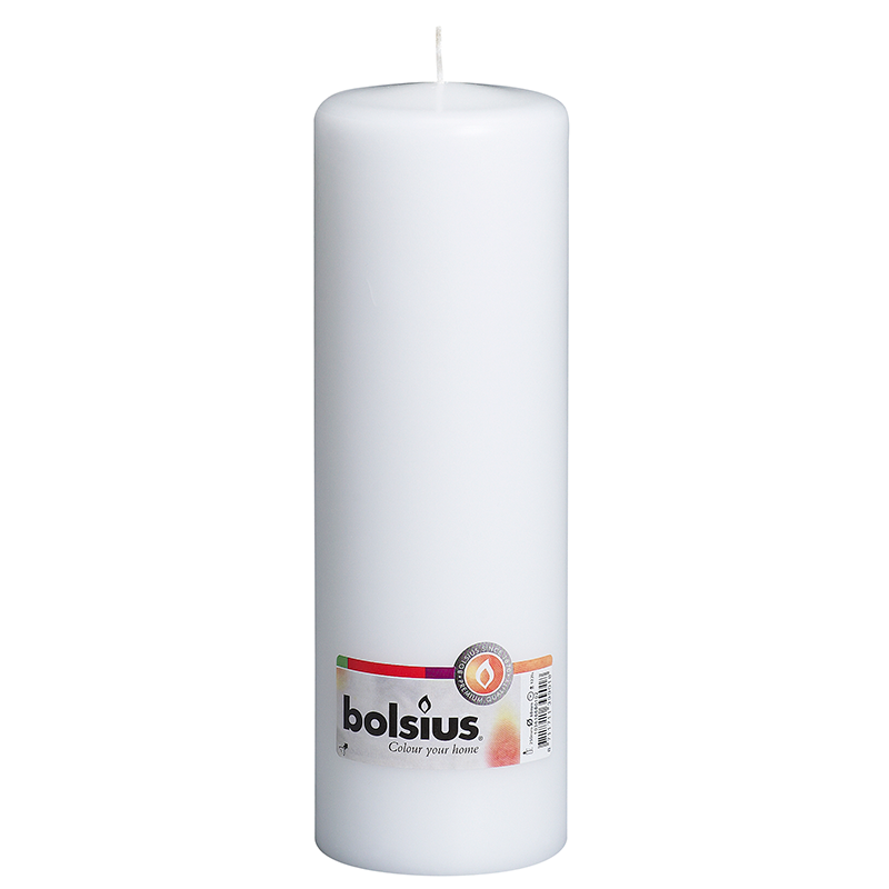 78 x 250mm Pillar Candles (Case 8) – White – The Covent Garden Candle Co Ltd