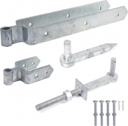 FG STD Double Strap Hinge sets | 18″ 450MM GALV P20 – non adjustable
