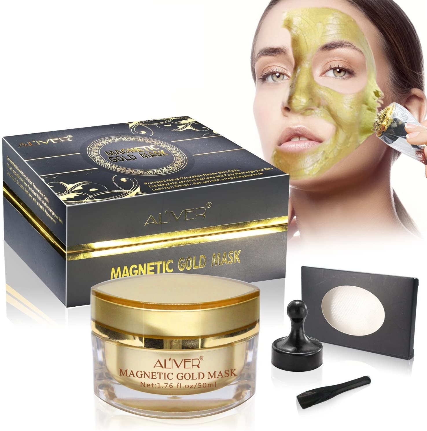 Aliver Gold Magnetic Mask – Aliver Cosmetics