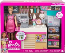 Barbie You Can Be Anything Coffee Shop & Doll 20 Piece Playset – Pulse Leisure