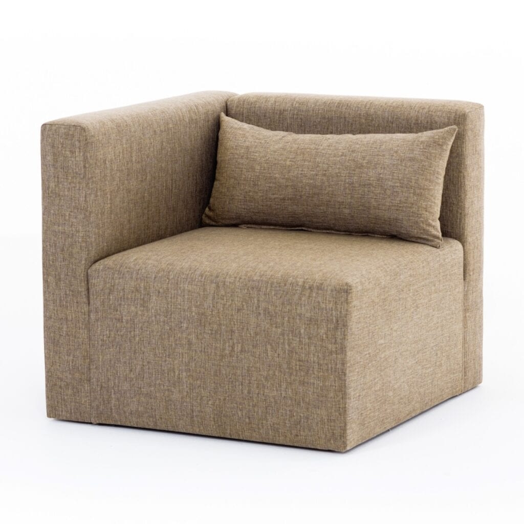 Single Seater Sofa – Plus Brown ( End )