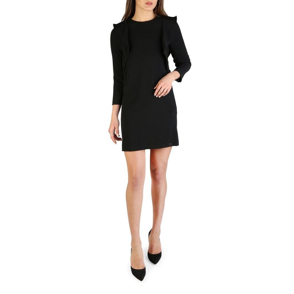 Armani Exchange – Women’s 3/4 Length Sleeved Dress In Black – 3Zya61_Ynduz – Black – 8 – JC Brandz