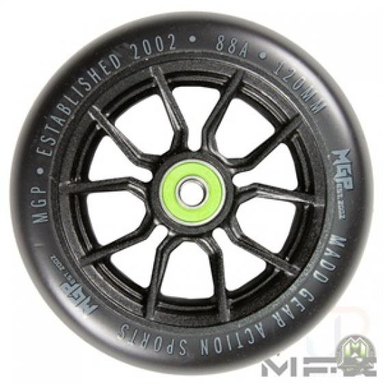 MGP MFX Syndicate AR120 Scooter Wheels Black/Black Pair – Ripped Knees