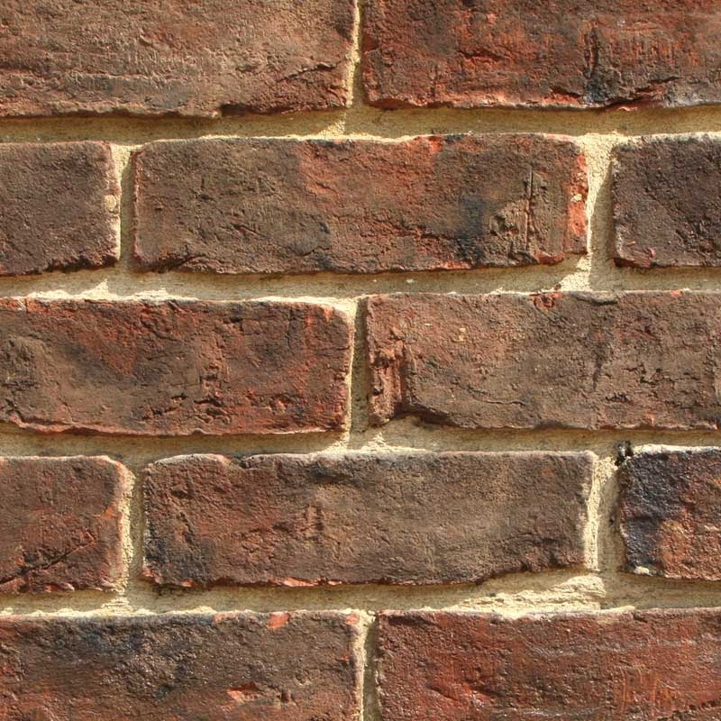 Urban Brick Slips – 1/2 Square Metre – 30 TilesBox Size – 1/2 Square Metre – 30 Tiles – Reclaimed Brick Tiles