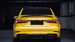 Karbel Carbon Fibre Rear Diffuser for Audi S3 (2016-2020, 8V LCI) Matte Finish – AUTOID