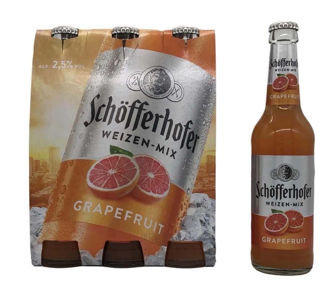 ShofferHoffer Weissbier-Grapefruit Mix. 0.33L – 6 Pack