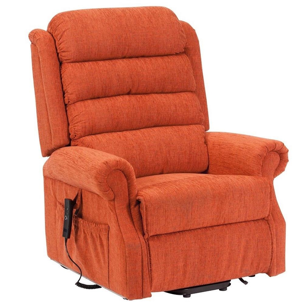 Serena Waterfall Back Riser Recliner Chair – Cinnamon