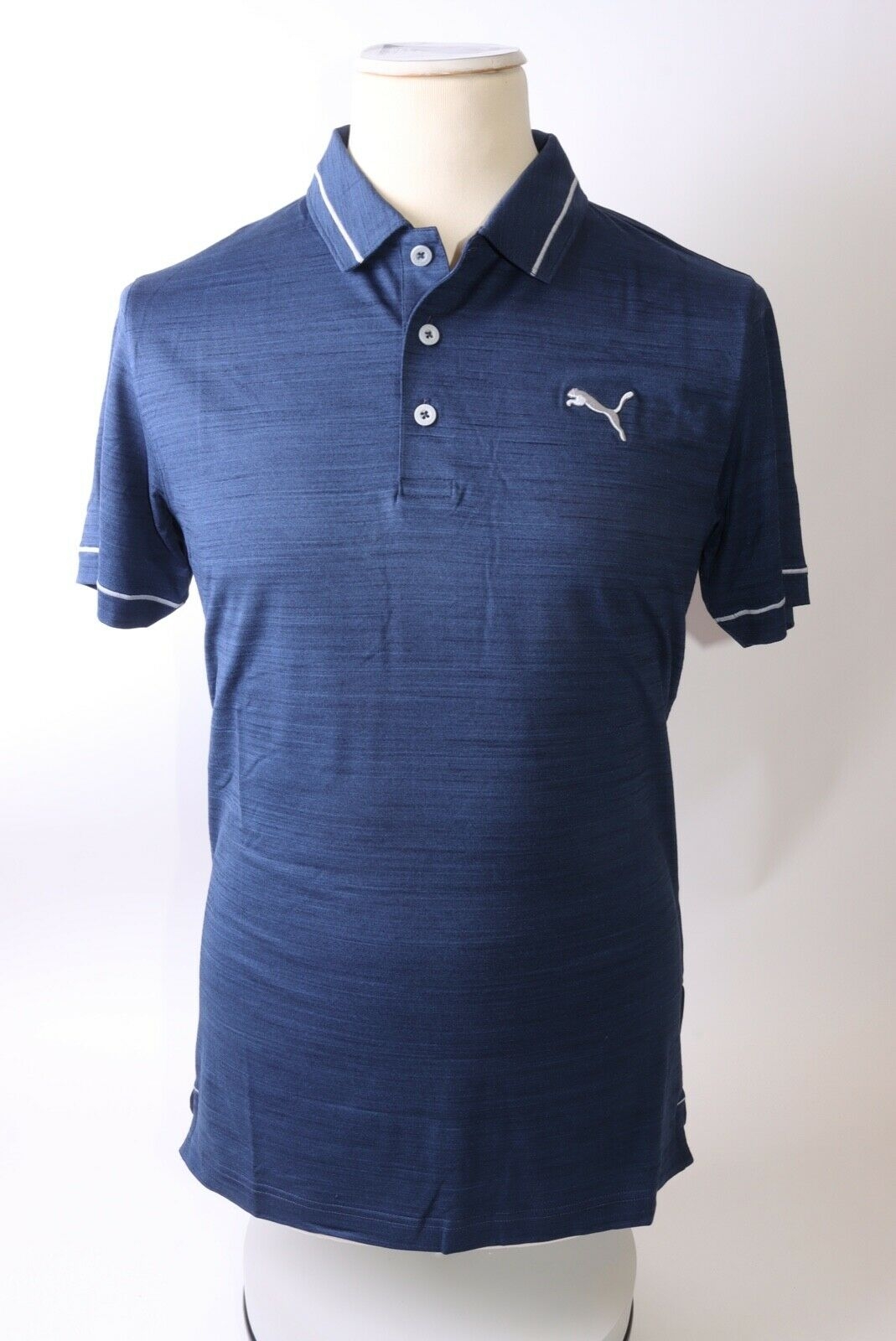 Puma Men’s Cloudspun Monarch Golf Polo – L – Navy – Get That Brand