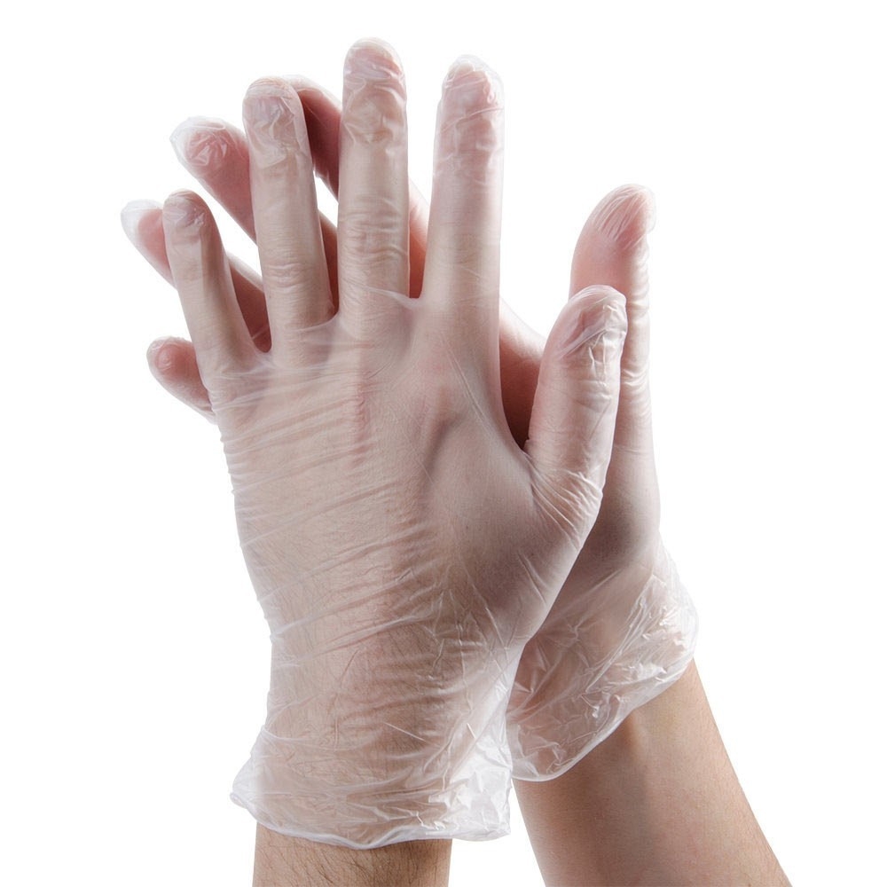 Small Clear Vinyl glove Non Powdered – 100