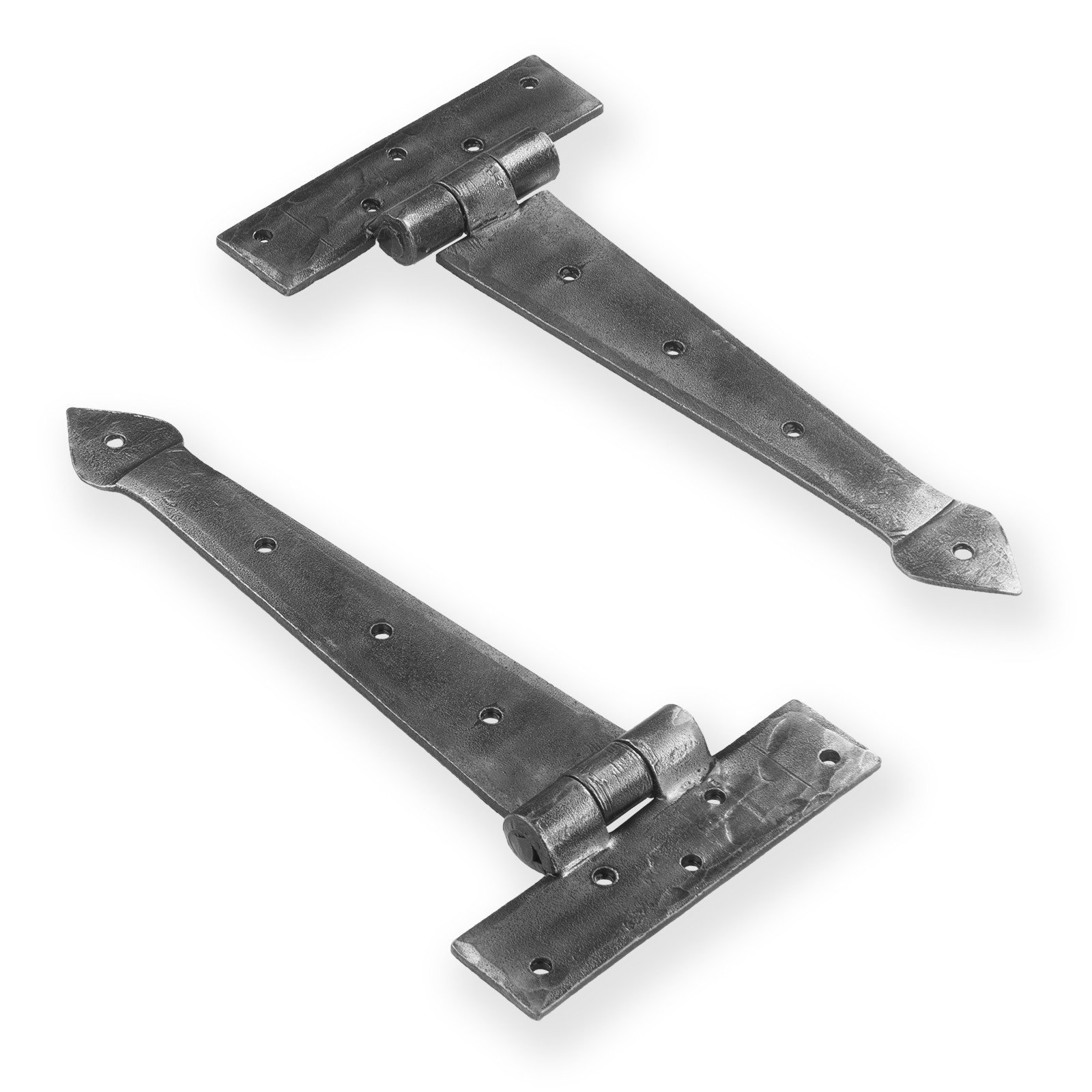 Arrow End T Hinges Pewter 4″-24″
