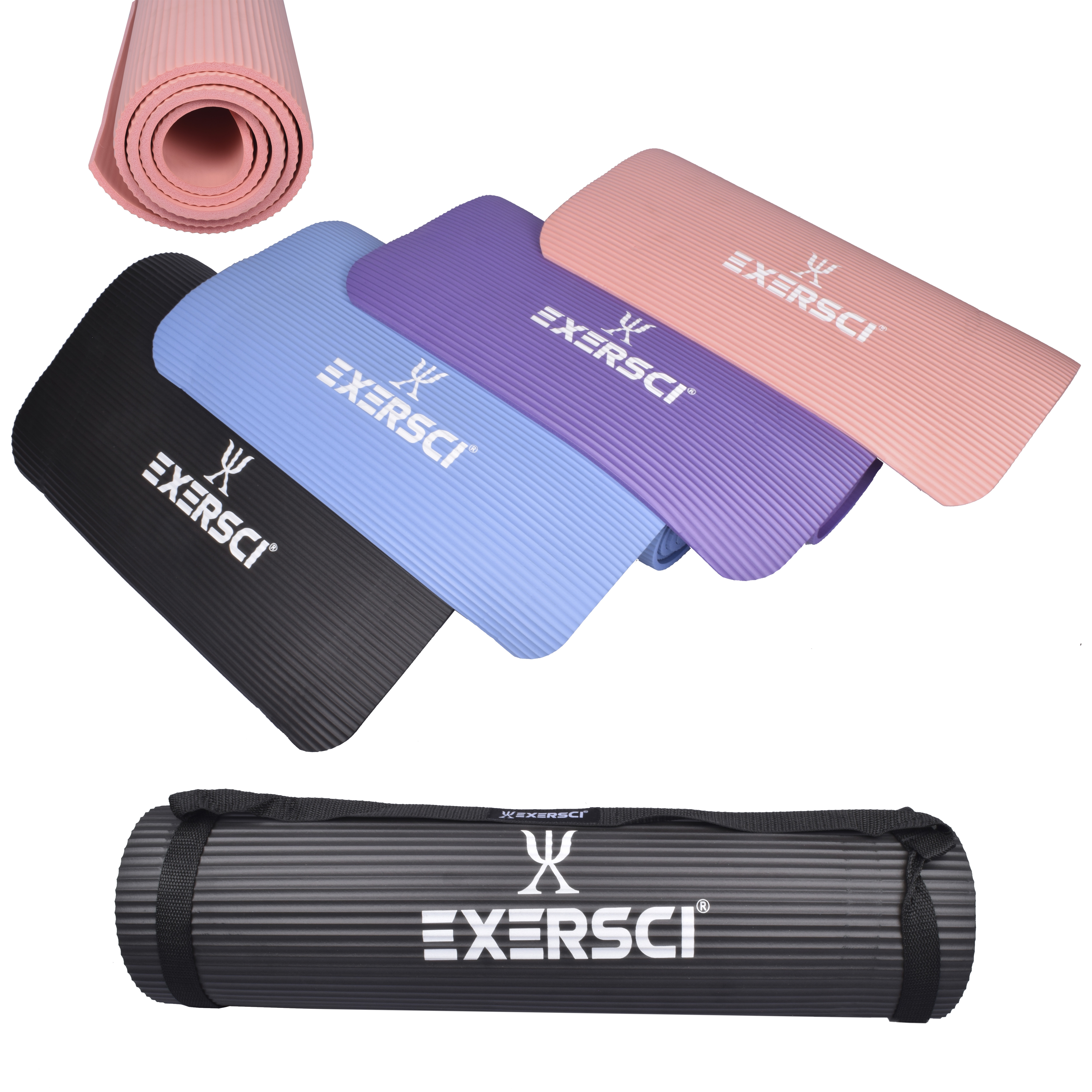 Exersci Thick Cushioned Yoga Mats