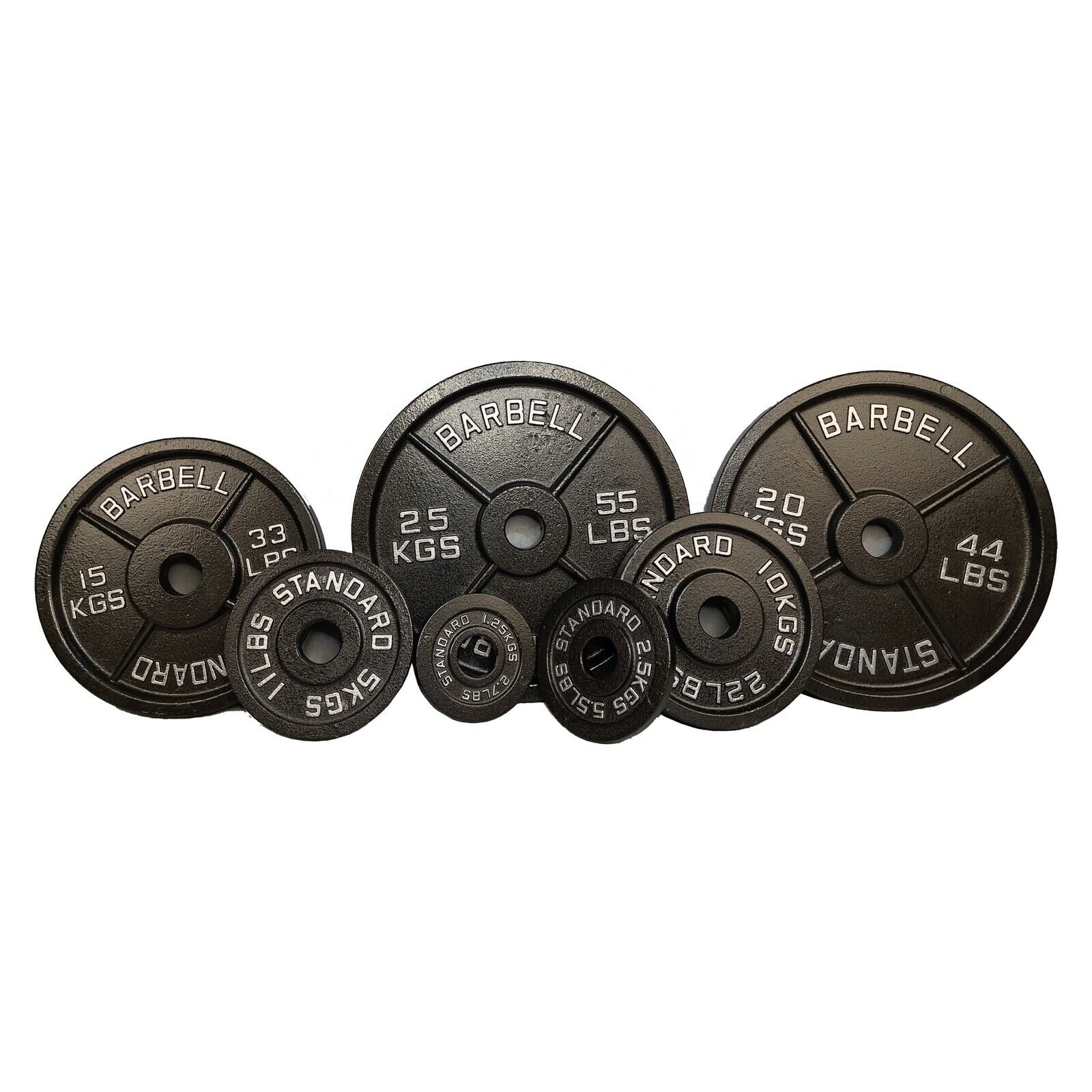 Exersci Premium Retro 2″ Cast Iron Weight Plates (Pair)