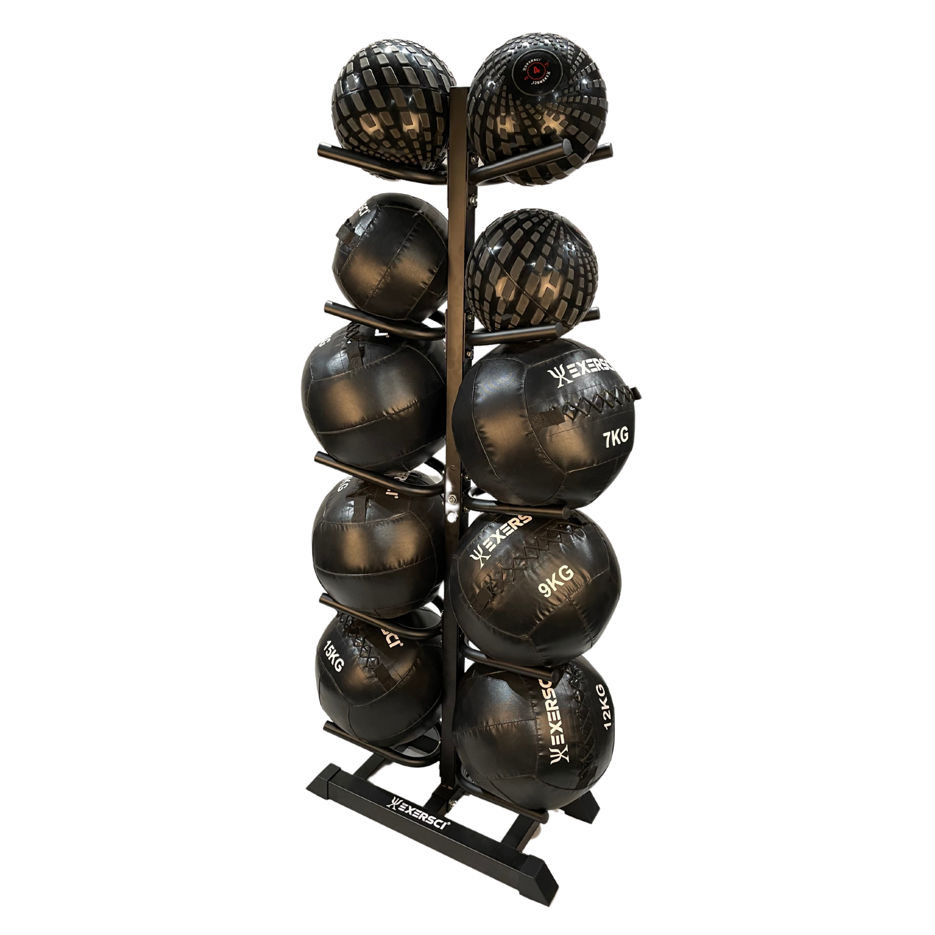 Exersci Medicine Ball & Slam Ball Storage Rack