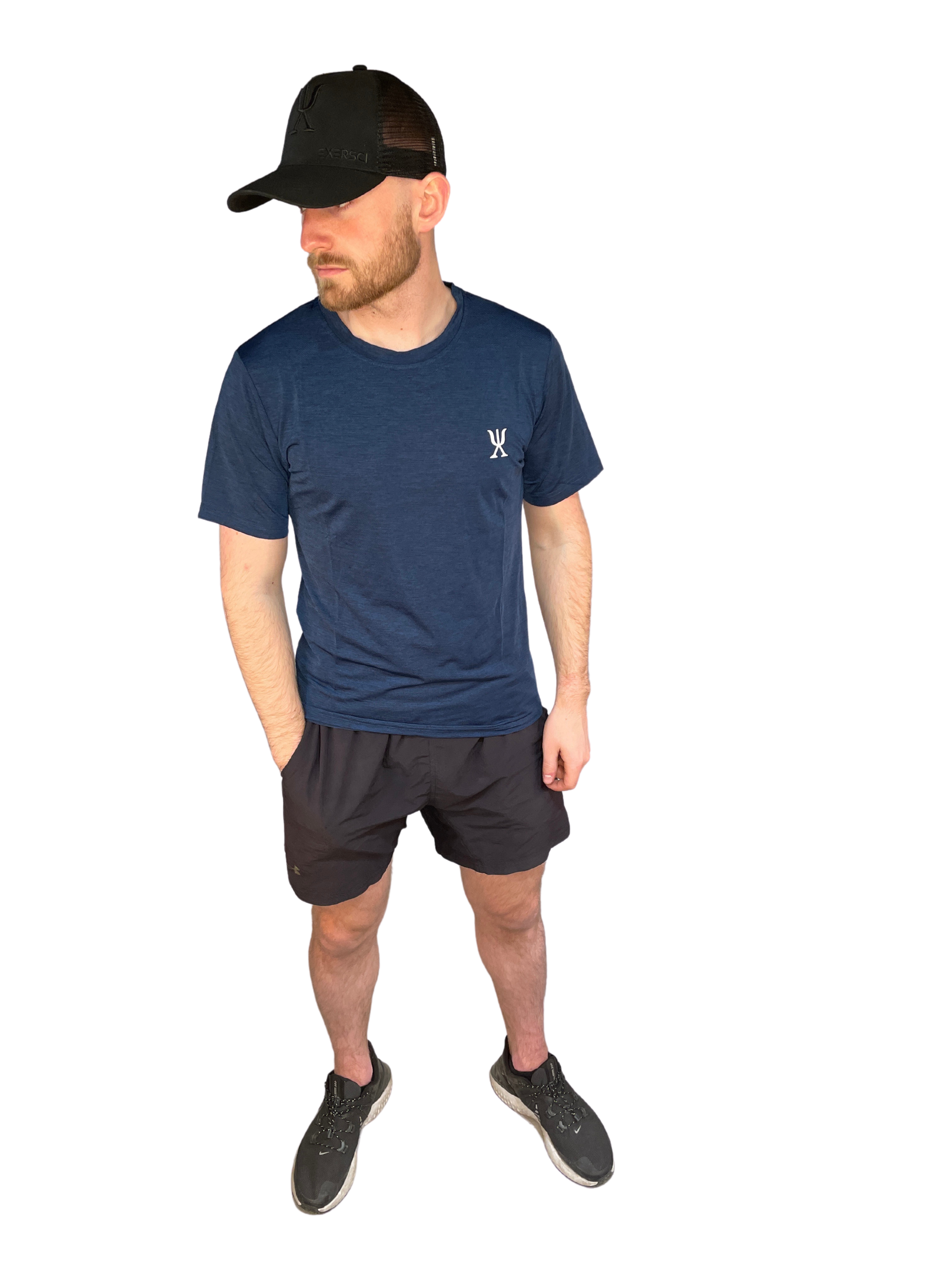 Exersci Performance Short Sleeve Navy