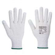 Antistatic Micro Dot Glove Grey/White – XS – Work Safety Protective Equipment – Portwest – Regus Supply