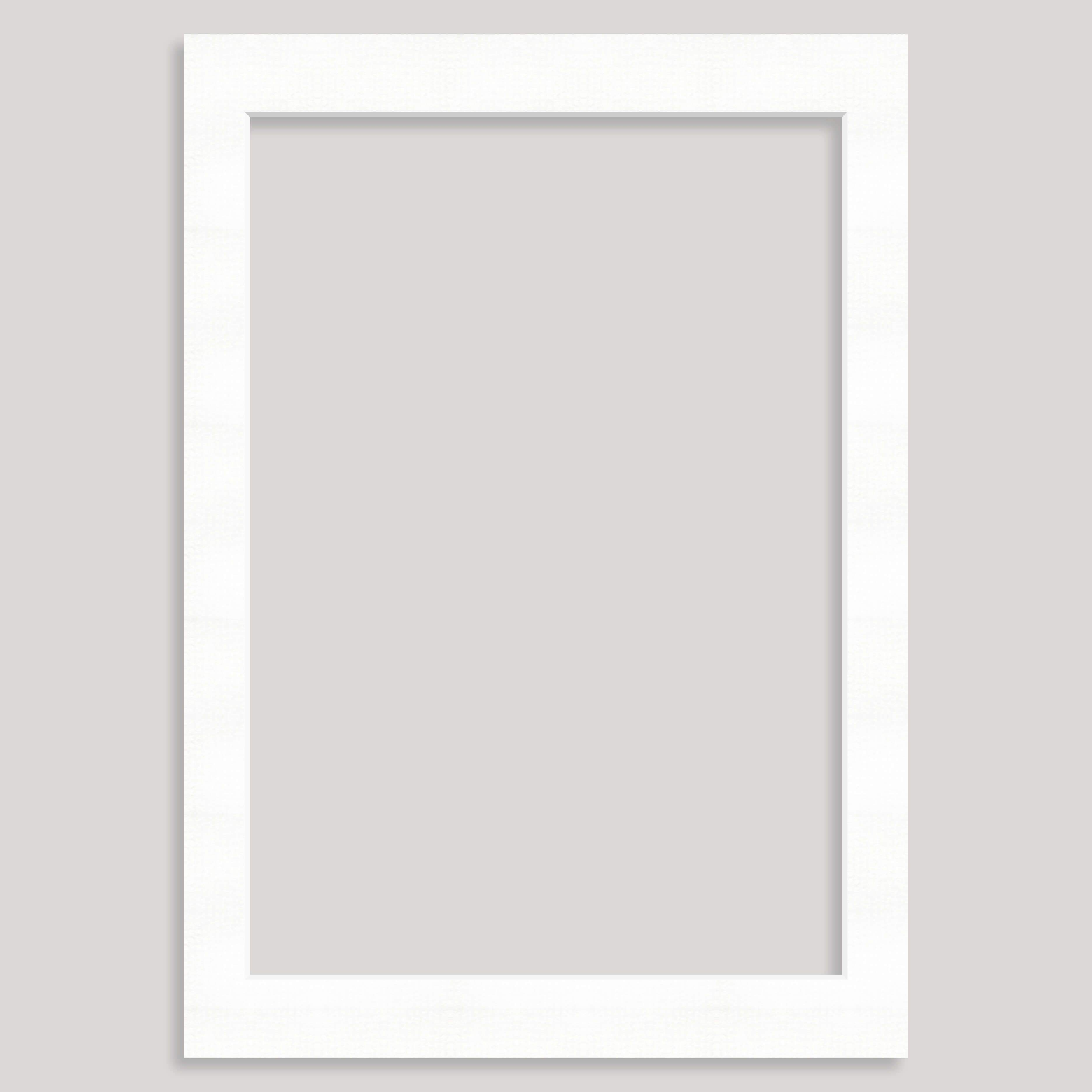 A4 Photo/Picture Mount for a 10x7inch Picture/Photo (individually bagged) – 8698 Glacier White