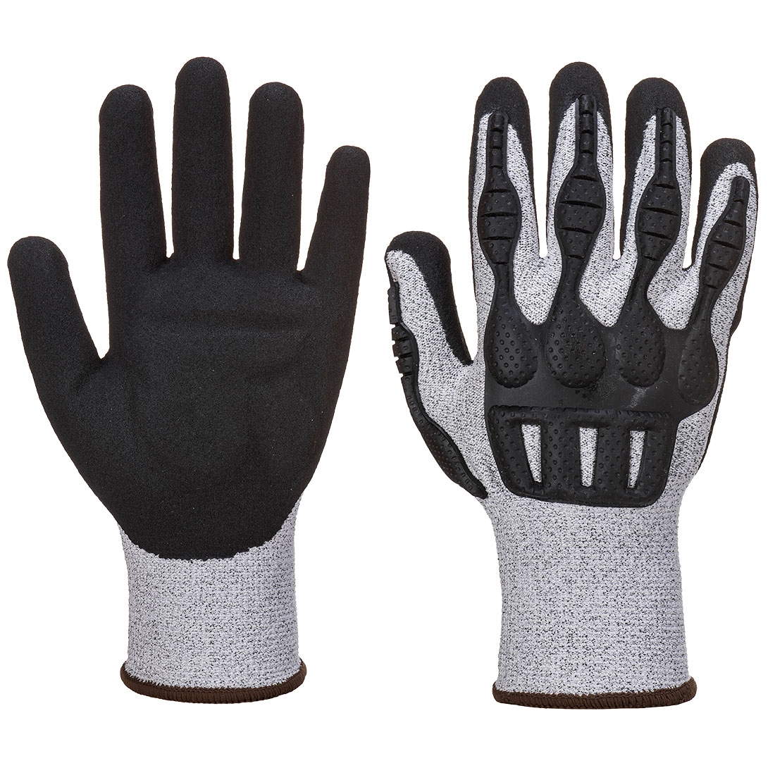 TPV Impact Cut Glove Grey/Black – L – Work Safety Protective Equipment – Portwest – Regus Supply