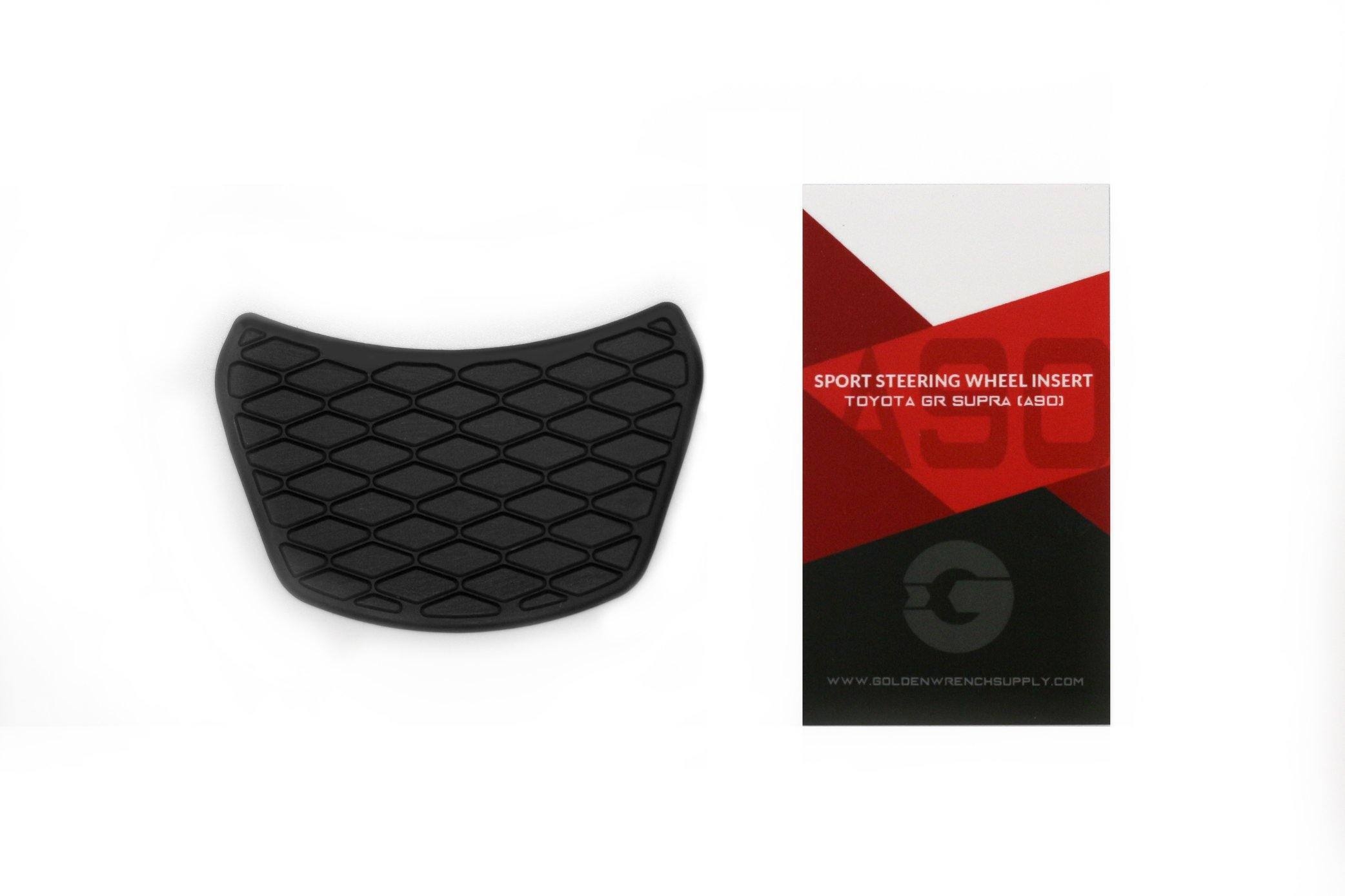 Goldenwrench Supply BLACKLINE Performance Sport Steering Wheel Trim Insert for Toyota Supra (2019+, J29) – AUTOID