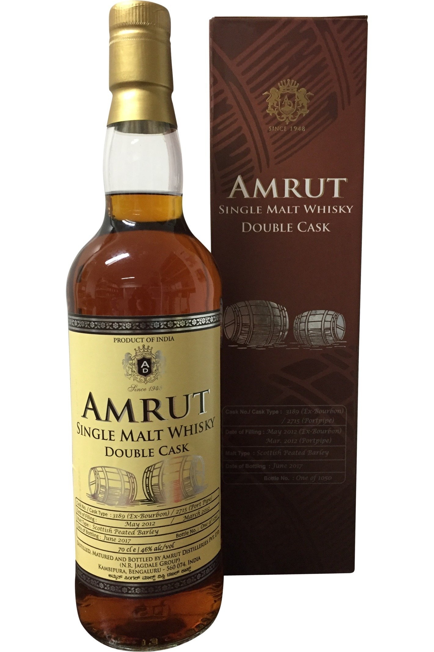 Amrut Double Cask 2017 Edition | 46% 700ml