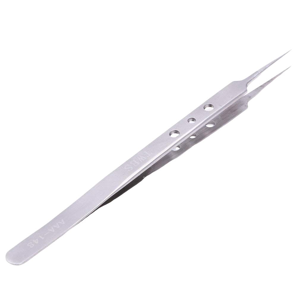 AAA-14S Stainless Steel Anti-Static Precision Pointed Tweezers 17cm
