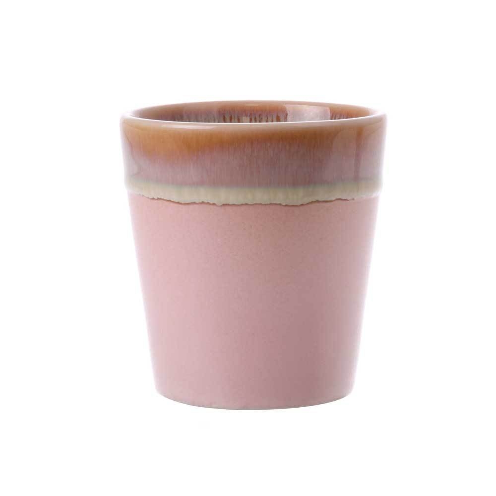 Ceramic 70S Mug Pink – HK Living – Folk Interiors