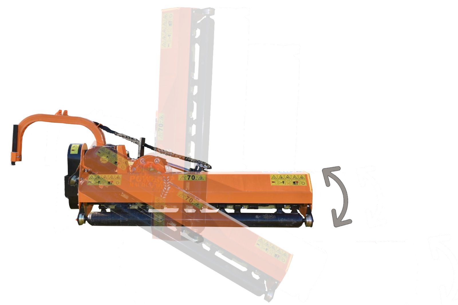 Powerup Pro Medium Duty Verge Mower – 145 – Flail Mowers – 3 Year Warranty – MDL Power Up