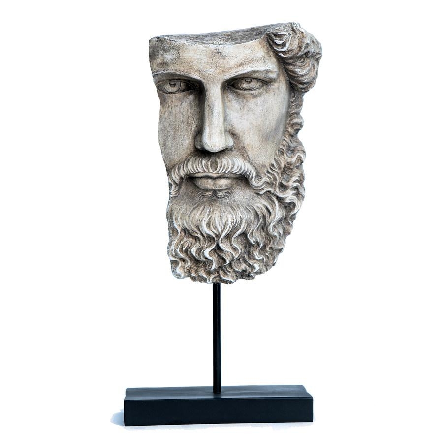 ZEUS Ancient Greek Sculpture – 41cm x 19cm x 12cm