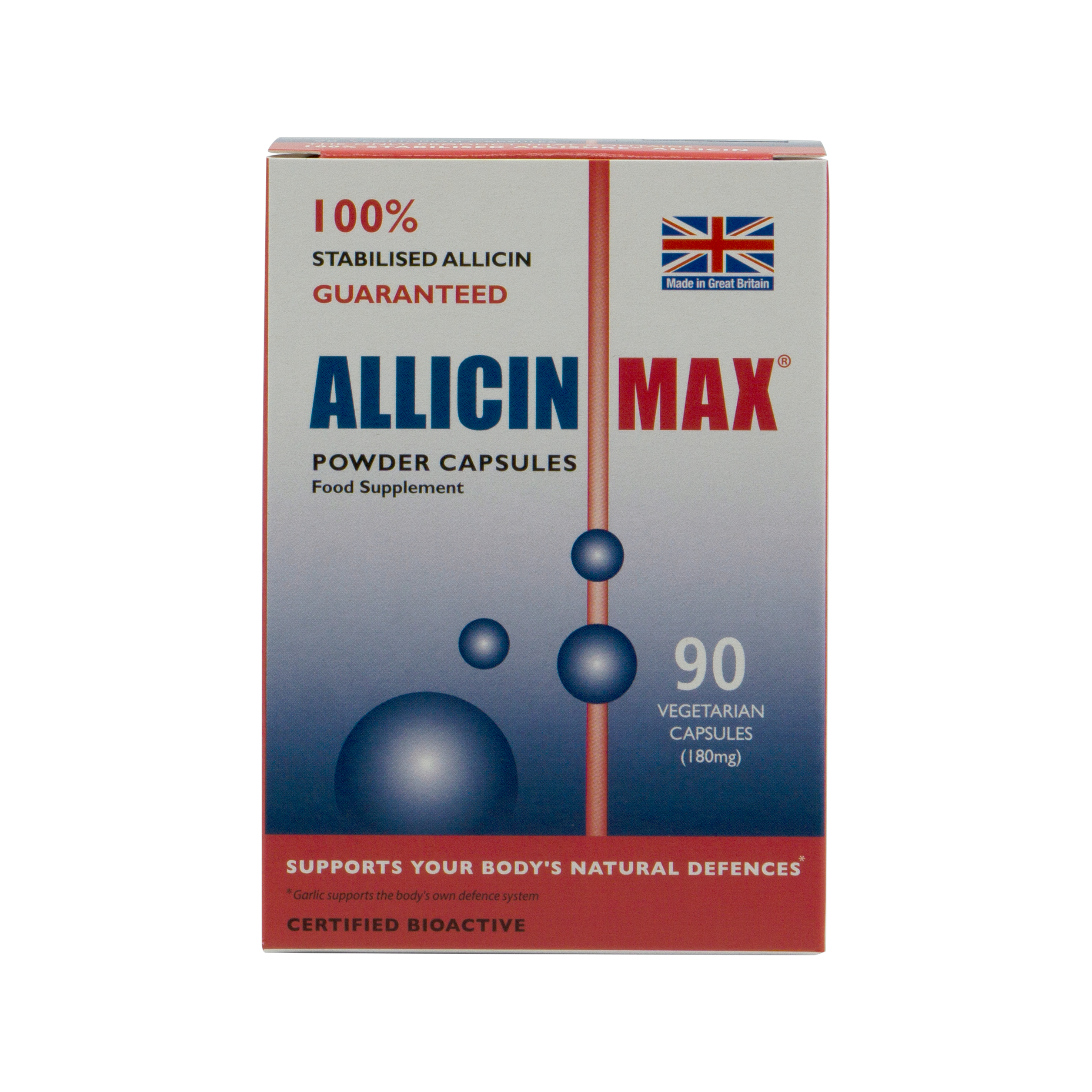 Allicin International AllicinMAX | 180mg 90 Capsules | Supplement Hub UK