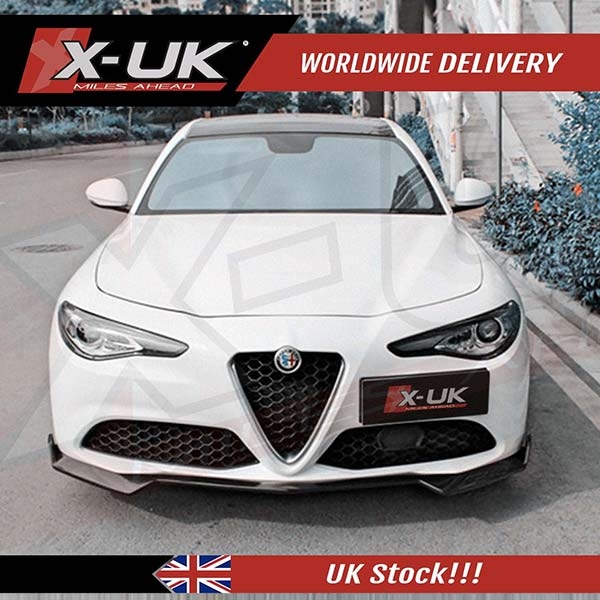 Alfa Romeo Giulia 952 2015+ Front Splitter / Lip – X-UK Ltd