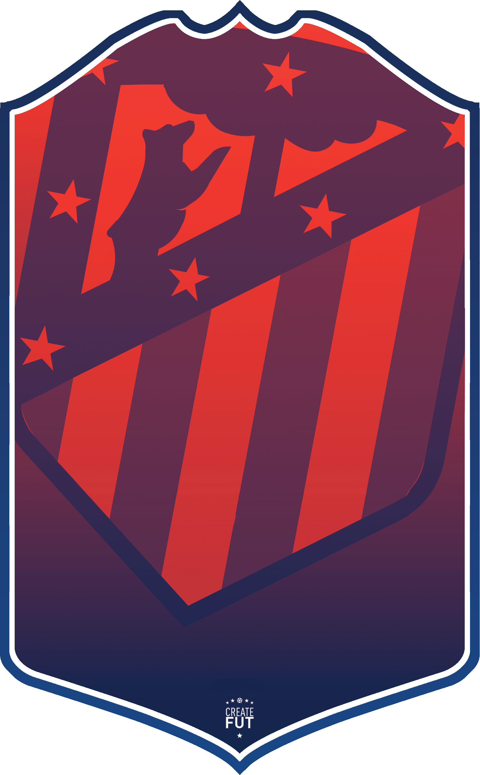 Club Crests – Atletico, A2 | (42cm x 59.4cm) – Create FUT