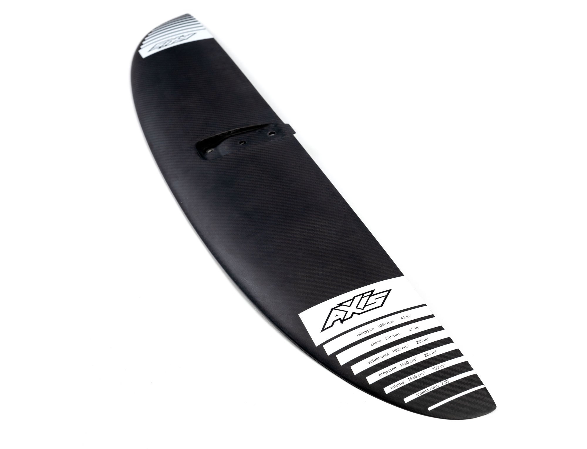 Axis Black High Performance Speed Front Wing – HPS 1050 – Wing Foiling – The Foiling Collective