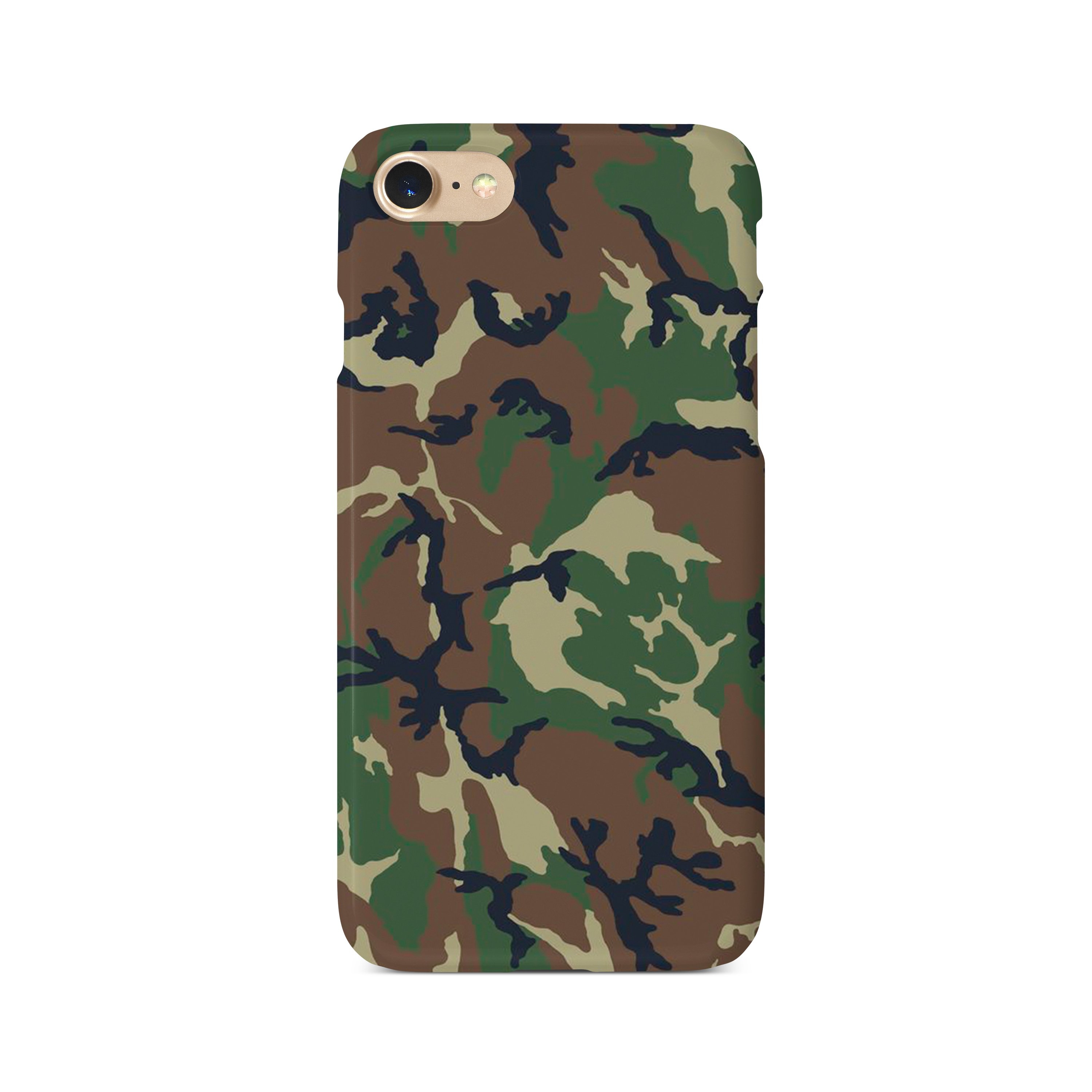 Brown & Green Camouflage Print – 3D Clip Case – Ai Printing