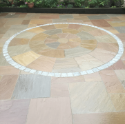 Autumn Brown Radius Paving Kit – 3.6m – Premium Paving Co