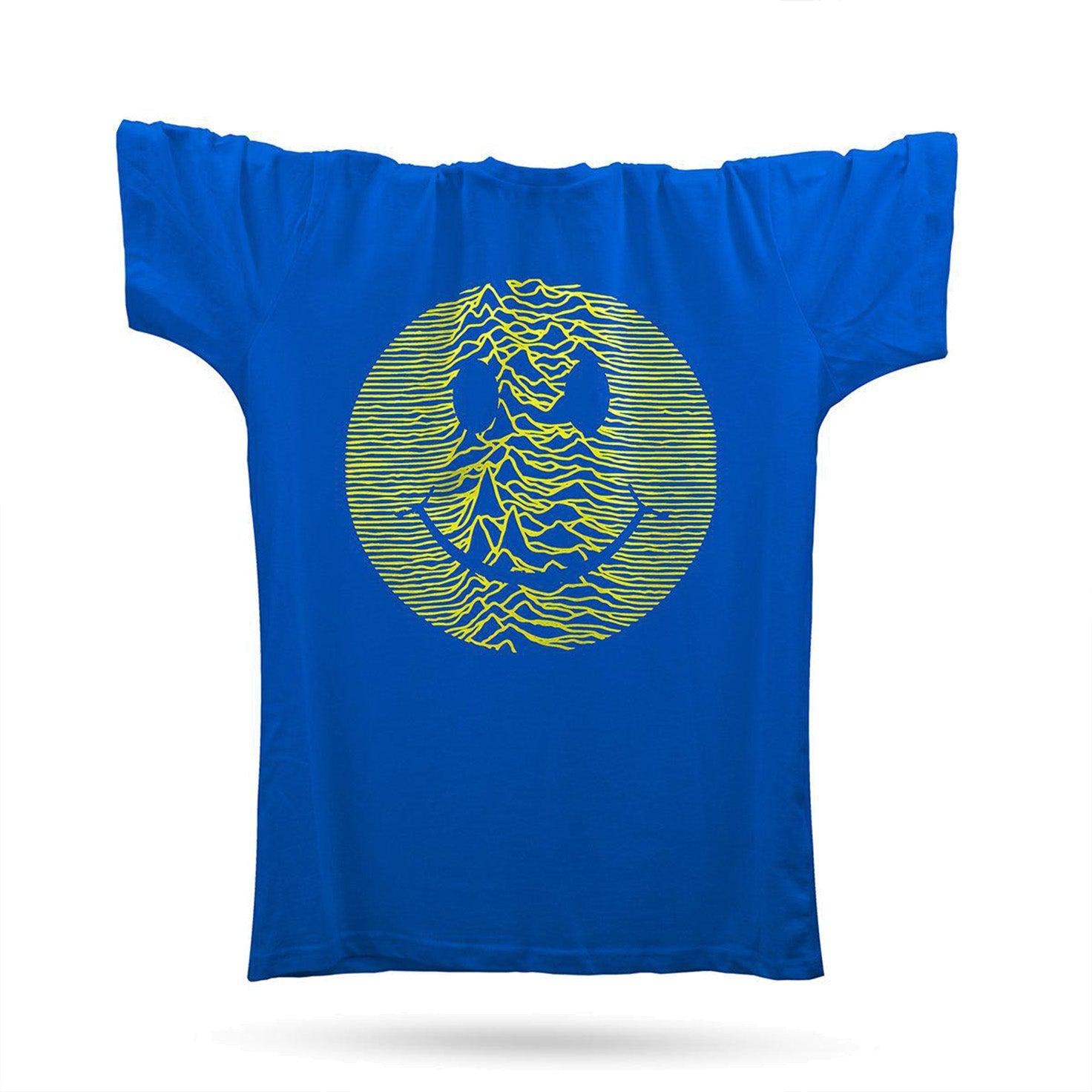 Acid Pulsar T-Shirt Organic – Royal Blue – Future-Past Clothing