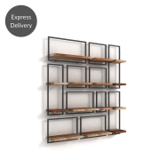 Shelfmate Composition 8 – High End – Shelving Unit – Acumen Collection Burned Black PC – Acumen Collection