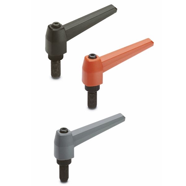 Adjustable Clamping Lever Straight Handle Hex Socket